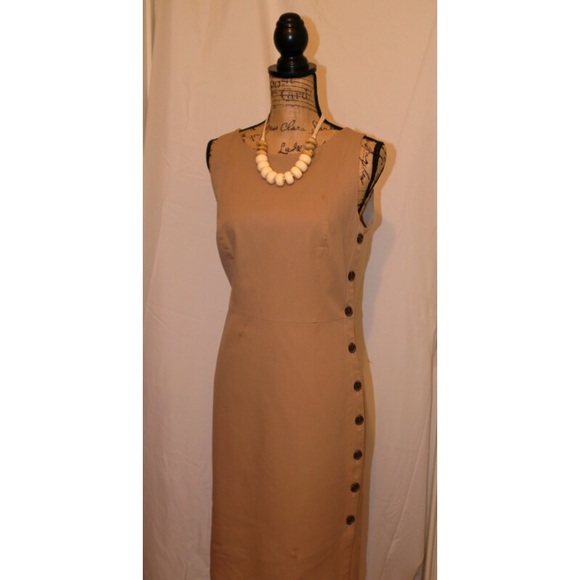 Linen Short-Sleeve Dress #shesdarlin - Picture 2 of 2